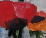 Mohn by Klaus Fußmann, 1987, Watercolour, sold Mar 2006