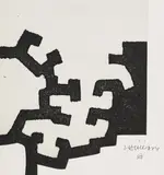 Eduardo Chillida, From: Adoración, 1977, Etching and aquatint