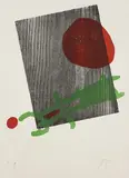 A toute épreuve by Joan Miró, 1958, Woodcut in colours, sold Mar 2006