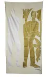 HAP Grieshaber, Flötenspieler mit Nisus, 1967, Silkscreen in colours