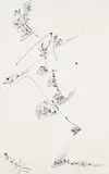 André Masson, Ohne Titel (Personnages), 1960, Pen and India ink drawing