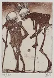 Horst Janssen, Nihil ut umbra, 1983, Etching
