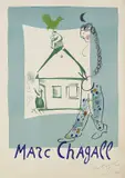 Marc Chagall, Das Haus meines Dorfes, 1969, Lithograph in colours