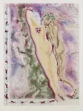 André Masson, Les amants célèbres, 1979, Etching