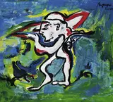 Siegfried Anzinger, Ohne Titel, 1982, Acrylic