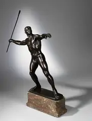 Karl Möbius, Speerwerfer, 1912, Bronze