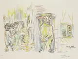 Comenius by Oskar Kokoschka, 1976, Lithograph, sold Mar 2006