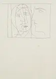 Pablo Picasso, Têtes, 1931, Etching