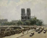 Roberto Iras Baldessari, Notre Dame, 1920, Oil on canvas
