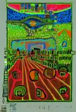 Straße der Überlebenden by Friedensreich Hundertwasser, 1971, Silkscreen in colours, sold Mar 2006