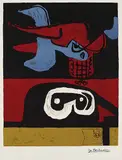 Le Corbusier, Autrement que sur terre, 1963, Lithograph in colours