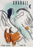 Marc Chagall, Engel, 1956, Lithograph in colours