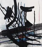 Fritz Winter, 3 Bll. Ohne Titel, 1975, Felt-tip pen drawing