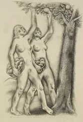 Michel Fingesten, 6 Bll. Pflückerinnen, 1933, Lithograph