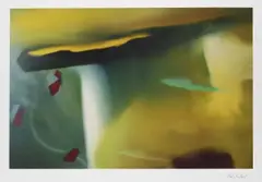 Abstraktes Bild by Gerhard Richter, 1991, Offset in colours, sold Mar 2006