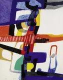 Maurice Estève, Grand Pavois, 1956, Lithograph in colours