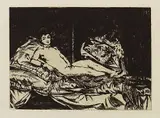 Edouard Manet, Olympia, 1867, Etching