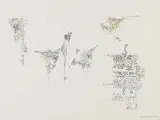 Bernard Schultze, Informell-10, 1959, Pen and India ink drawing