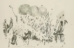 Intervalle by Gerhard Hoehme, 1955, Tempera, sold Mar 2006