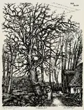 Peter August Böckstiegel, Westfälisches Land, 1936, Lithograph