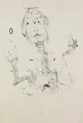 Stephanus by Gerhard Altenbourg, 1949, Lithograph, sold Mar 2006