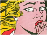 Roy Lichtenstein, Crying Girl, 1963, Offset lithograph in colours