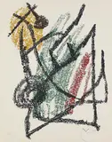 From: Je travaille comme un jardinier by Joan Miró, 1963, Lithograph in colours, sold Mar 2006