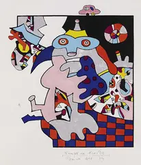 Otmar Alt, Kampener Parade, 1979, Gouache