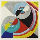 Abstrakte Komposition by Sonia Delaunay, 1971, Lithograph in colours, sold Mar 2006
