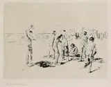 Max Liebermann, Badende Knaben, 1906, Etching