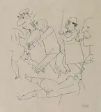 George Grosz, Berliner Frühling, 1920, Photo-lithograph