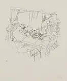 George Grosz, Lustmord in der Ackerstrasse, 1916, Offset lithograph