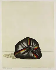 Peter Nagel, 4 Bll. Kompositionen, 1969, Mezzotint