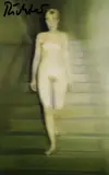Gerhard Richter, 4 Postkarten: Erna-Akt auf einer Treppe. Olympia. Betty. Abstraktes Bild 858-4