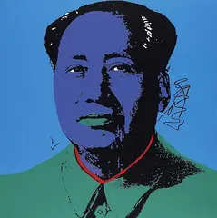 Mao by Andy Warhol, 1980, Silkscreen in colours, sold Mar 2006