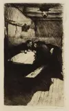 Beratung by Käthe Kollwitz, 1893, Etching, sold Mar 2006