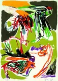 Asger Jorn, Ohne Titel, 1968, Lithograph in colours