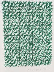 4 sheets: Kompositionen by Various Artists, 1976, Etching, sold Mar 2006