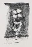 Fleurs dans un Verre (V) by Pablo Picasso, 1947, Lithograph, sold Mar 2006