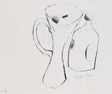 Julius Heinrich Bissier, Gefäße, 1964, Lithograph