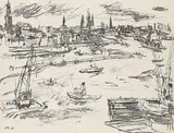 Oskar Kokoschka, Hamburger Hafen