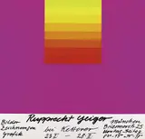 Rupprecht Geiger, Plakat: Rupprecht Geiger - Bilder, Zeichnungen, Grafik