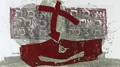 Felix Droese, 2 Bll.: hemelse vrede 3.6.1989. Ohne Auftrag, 1989, Silkscreen in colours