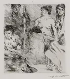 Lovis Corinth, Der Harem, 1914, Etching