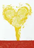 Otto Piene, 5 Bll. Kompositionen, 1973, Lithograph in colours