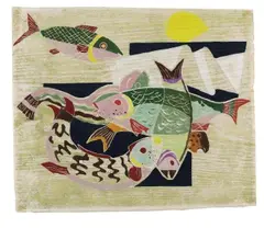 Rolf Muller, Fischkaskade, 1950, Monotype