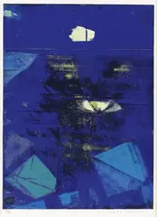 Nocturne by Max Ernst, 1973, Silkscreen in colours, sold Mar 2006