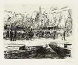 Max Liebermann, Rindermarkt in Leiden