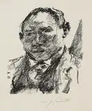 Lovis Corinth, Selbstbildnis (Oktober 1922), 1922, Lithograph