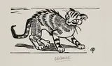 Otto Pankok, Katze